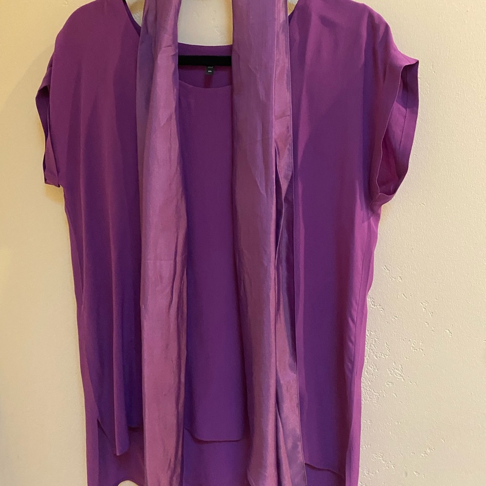 Eileen Fisher Vibrant Purple shell